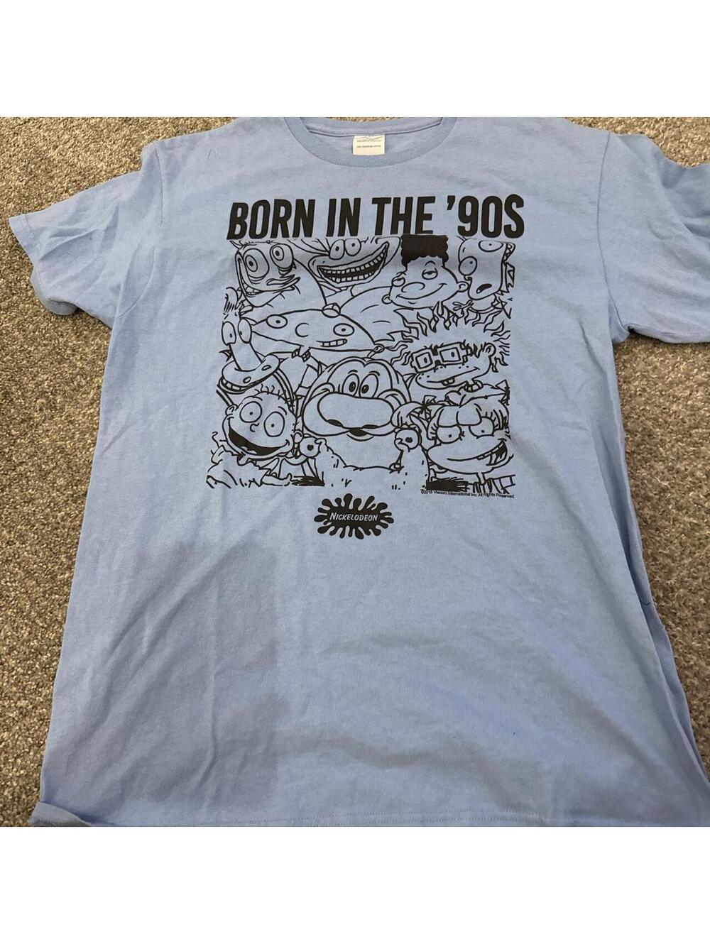 Nickelodeon Men's Blue Tshirt
